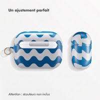 Selencia Coque Vivid  Apple Airpods Pro - Wave Vibes Classic Blue