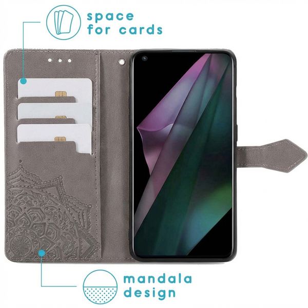 imoshion Etui de télephone Mandala OnePlus 10 Pro - Gris