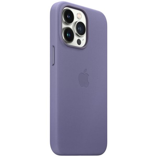 Apple Coque Leather MagSafe Apple iPhone 13 Pro - Wisteria