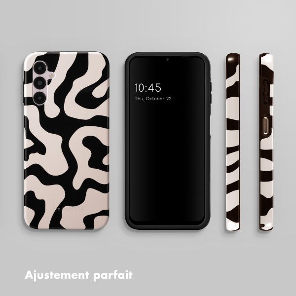 Selencia Coque arrière Vivid Tough Samsung Galaxy A14 (5G/4G) - Art Wave Black