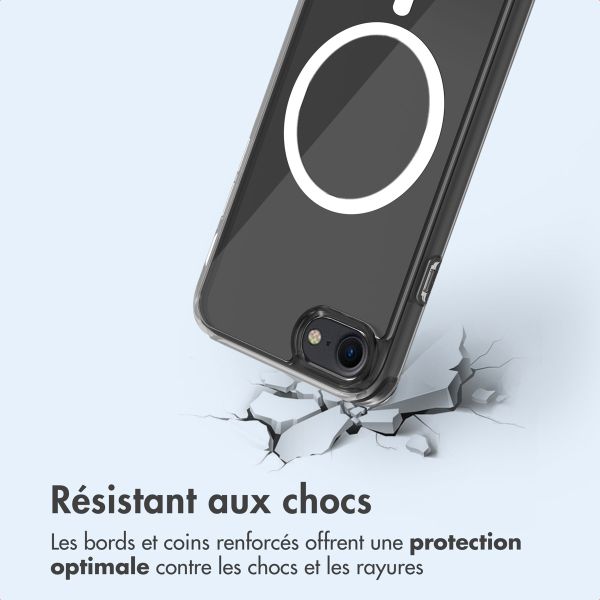 imoshion Coque arrière de protection avec MagSafe iPhone SE (2022 / 2020) / 8 / 7 - Transparent