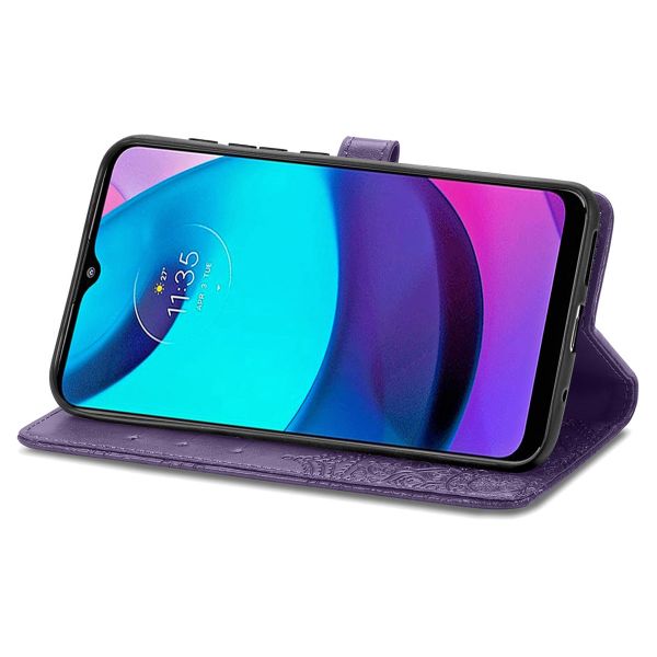 imoshion Etui de téléphone portefeuille Mandala Motorola Moto E20 - Violet