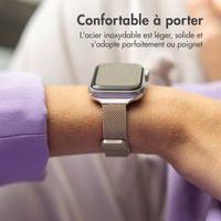 imoshion Bracelet slim Milanese Apple Watch Series 1 t/m 9 / SE (38/40/41 mm) | Series 10 / 11 (42 mm) - Champagne