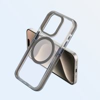 imoshion Coque Combat MagSafe Apple iPhone 15 Pro - Gris