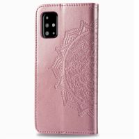 Etui de téléphone portefeuille Mandala Samsung Galaxy A51