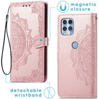 imoshion Etui de téléphone Mandala Motorola Moto G100 -Rose Champagne