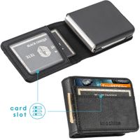 imoshion Étui de télephone portefeuille Luxe Samsung Galaxy Z Flip 3 - Noir