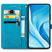 imoshion Etui de télephone Mandala Xiaomi Mi 11 Lite (5G/4G) / 11 Lite 5G NE - Turquoise