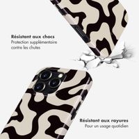 Selencia Coque arrière Vivid avec MagSafe Apple iPhone 16 Pro - Art Wave Black