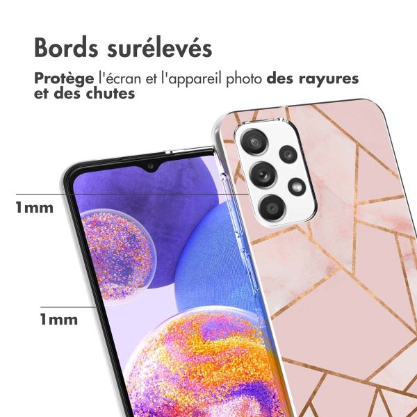 imoshion Coque Design Galaxy A23 (5G) - Pink Graphic