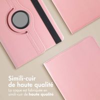 imoshion Coque tablette rotatif à 360° Samsung Galaxy Tab S10 Ultra / Tab S9 Ultra - Rose