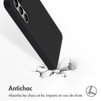 Accezz Coque Liquid Silicone avec MagSafe Samsung Galaxy S26 Plus - Noir