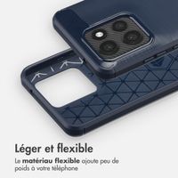 imoshion Coque Brushed Motorola Thinkphone 25 / Motorola Edge 50 Neo / Edge 60 Neo - Bleu foncé
