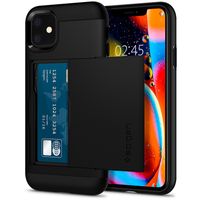 Spigen Coque Slim Armor CS iPhone 11 - Noir