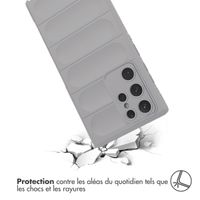 imoshion Coque arrière EasyGrip Samsung Galaxy S22 Ultra - Gris