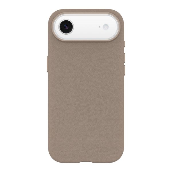 OtterBox Coque en cuir de cactus Symmetry MagSafe Apple iPhone Air - Light Grey
