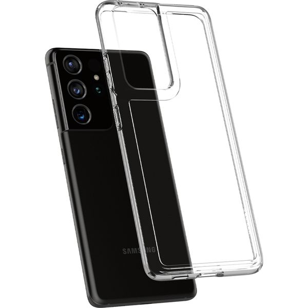 Spigen Coque Ultra Hybrid Samsung Galaxy S21 Ultra - Transparent