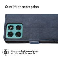 imoshion Étui de téléphone portefeuille Motorola Edge 60 Pro - Bleu foncé