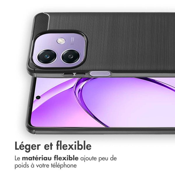 imoshion Coque Brushed Oppo A40 (4G) / Oppo A40M (4G) / Oppo A60 (5G) - Noir