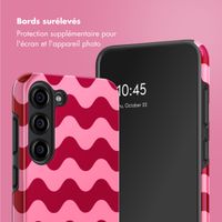 Selencia Coque arrière Vivid Samsung Galaxy S23 - Wave Vibes Lipstick