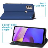 imoshion Étui de téléphone Slim Folio Motorola Moto E30 / E40 - Bleu foncé