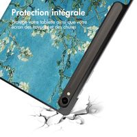 imoshion Coque tablette Design Trifold Samsung Galaxy Tab S9 11.0 pouces - Green Plant