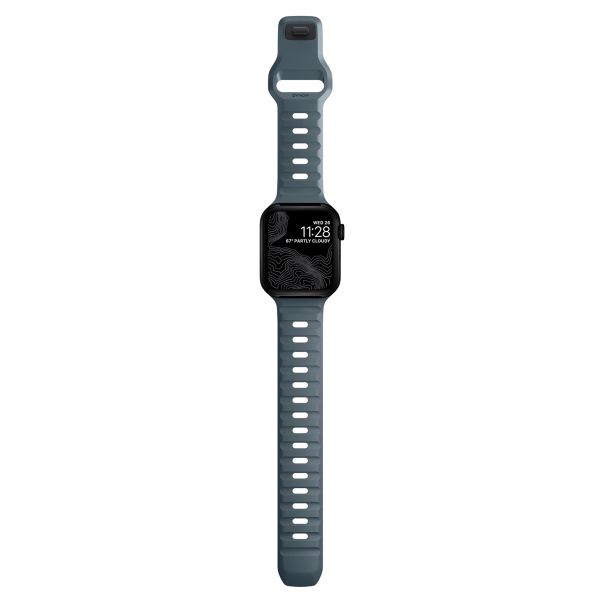 Nomad Bracelet Sport FKM Apple Watch Series 1 á 10 / SE / Ultra (2) (44/45/46/49 mm) - Marine Blue