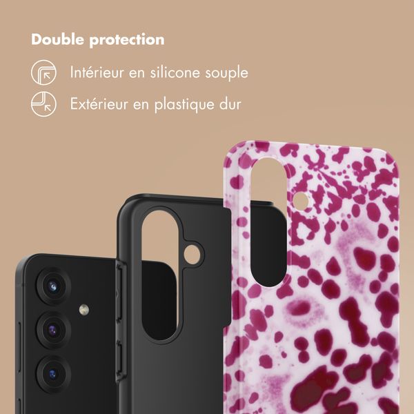 Selencia Coque arrière Vivid Samsung Galaxy S25 - Cosmic Orchid