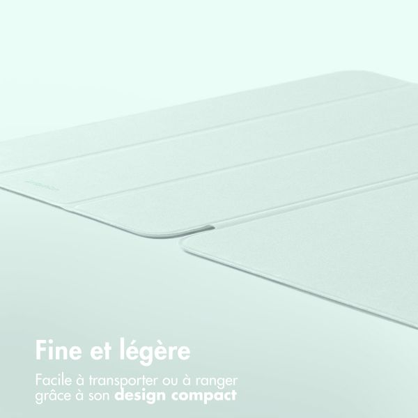 imoshion Magnetic etui de téléphone portefeuille Apple iPad Air 11 pouces (2025) M3 / (2024) M2 / Air 5 (2022) / Air 4 (2020) - Vert clair