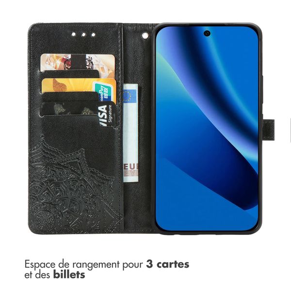 imoshion Etui de télephone Mandala Google Pixel 10a - Noir