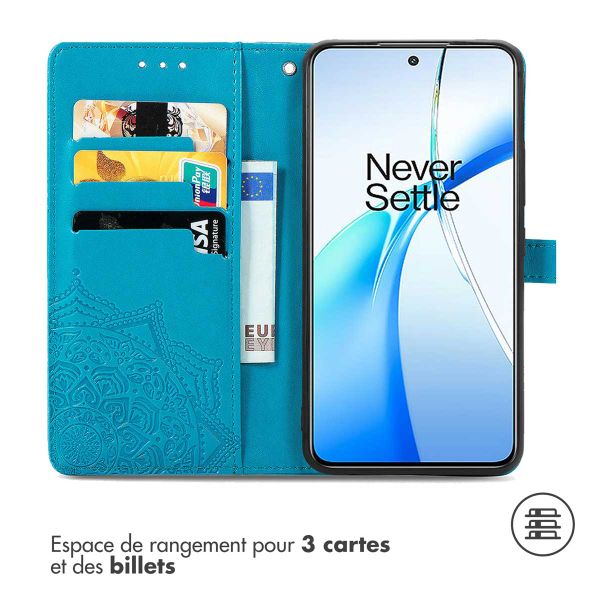 imoshion Etui de télephone Mandala OnePlus Nord CE 4 - Turquoise