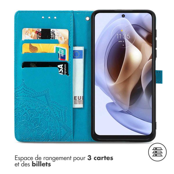imoshion Etui de télephone Mandala Motorola Moto G14 - Turquoise