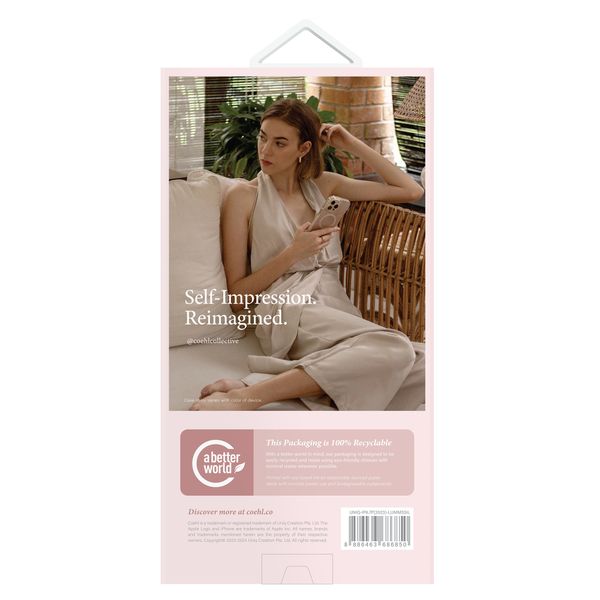 Coehl Coque Lumino MagSafe Apple iPhone 15 Pro Max - Sparking Silver