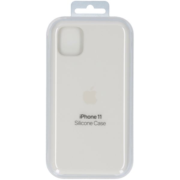 Apple Coque en silicone Apple iPhone 11 - Blanc
