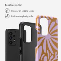 Selencia Coque arrière Vivid Samsung Galaxy A53 - Modern Bloom Pink