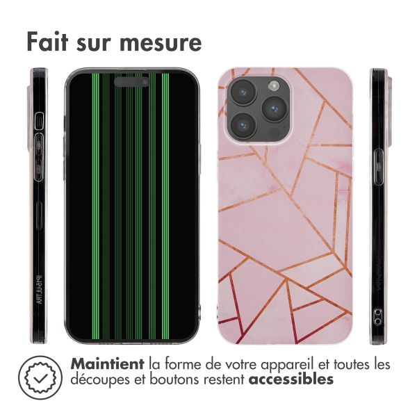 imoshion Coque Design Apple iPhone 15 Pro Max - Pink Graphic