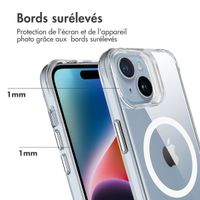 imoshion Coque Rugged Air MagSafe Apple iPhone 15 - Transparent