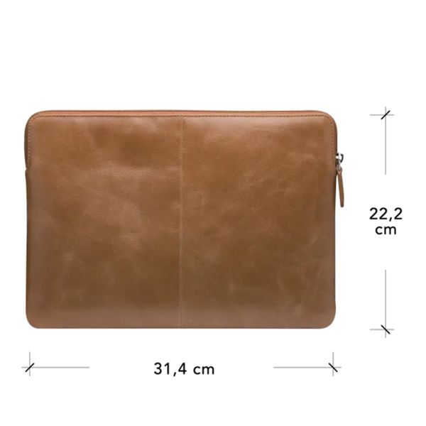 dbramante1928 Skagen Pro - Pochette ordinateur 13 pouces - Cuir véritable - MacBook Pro 13 pouces / Air 13 pouces - Tan