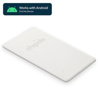 Chipolo CARD Point - Traceur GPS pour Android - 1 pack - Blanc