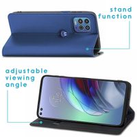 imoshion Étui de téléphone Slim Folio Motorola Moto G100 - Bleu foncé