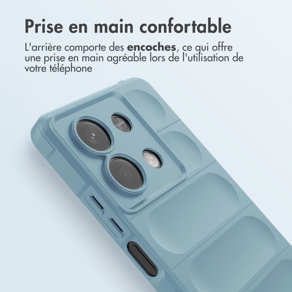 imoshion Coque arrière EasyGrip Xiaomi Redmi Note 13 (5G) - Bleu clair