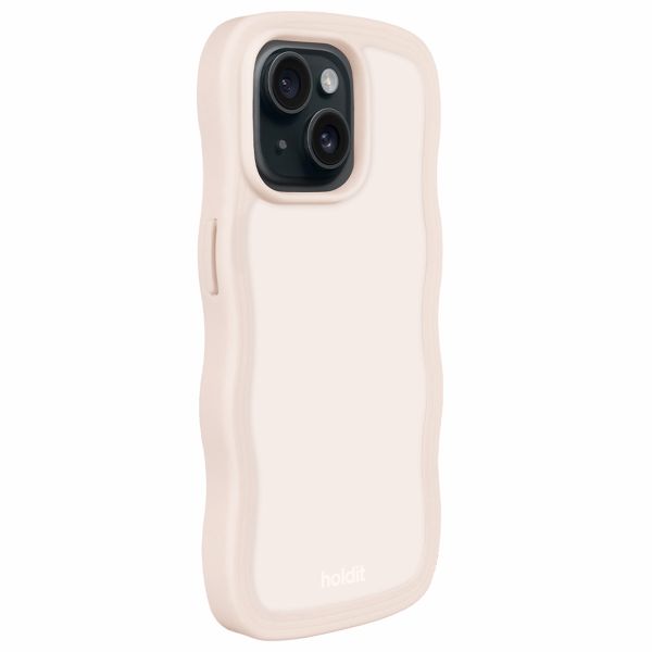 Holdit Coque Wavy Apple iPhone 14/15 Plus - Light Beige