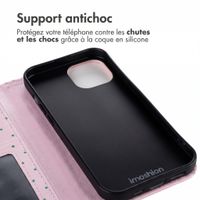 imoshion Étui de télephone portefeuille Design Apple iPhone 14 - Happy Dots