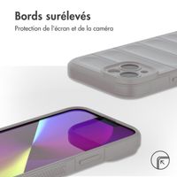 imoshion Coque arrière EasyGrip iPhone 14 - Gris