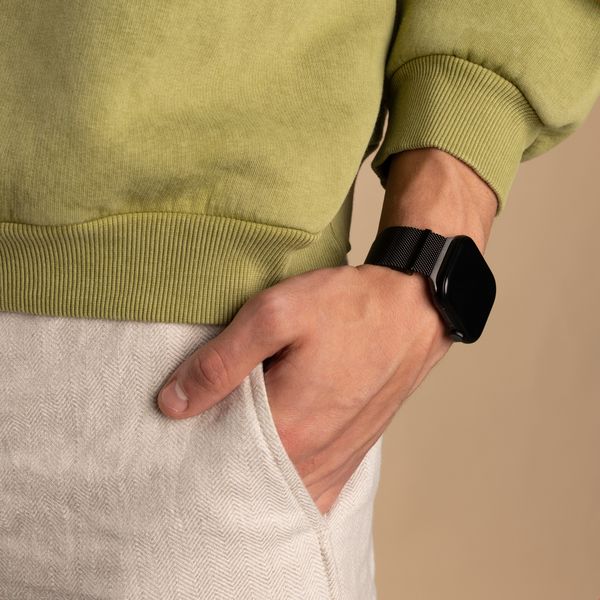 imoshion Bracelet magnétique milanais Apple Watch | 38/40/41/42 mm - Noir