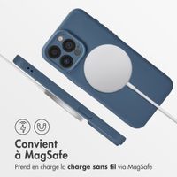 imoshion Coque Couleur avec MagSafe Apple iPhone 15 Pro Max - Bleu foncé