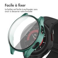 imoshion Coque rigide à couverture complète Samsung Galaxy Watch 4 - 40 mm - Vert foncé
