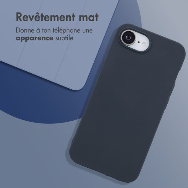 imoshion Coque Couleur Apple iPhone 16e - Bleu foncé