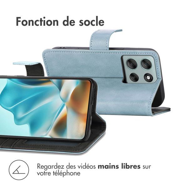imoshion Étui de télephone portefeuille Motorola Moto G56 - Bleu clair