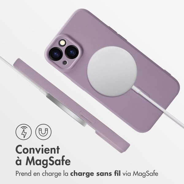 imoshion Coque Couleur avec MagSafe iPhone 14 - Violet